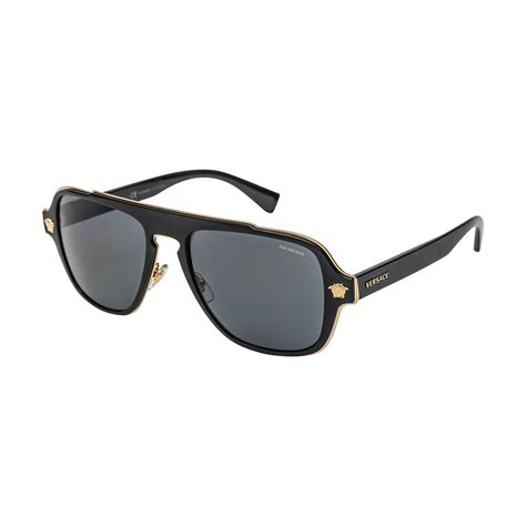 versace men's sunglasses polarized|authentic black polarized versace sunglasses.